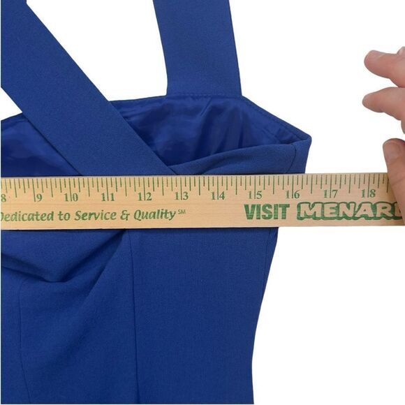 Nwt L.K Bennett Royal Cobalt Blue sheath Dress us 8 Kate Middleton designer - Picture 16 of 16